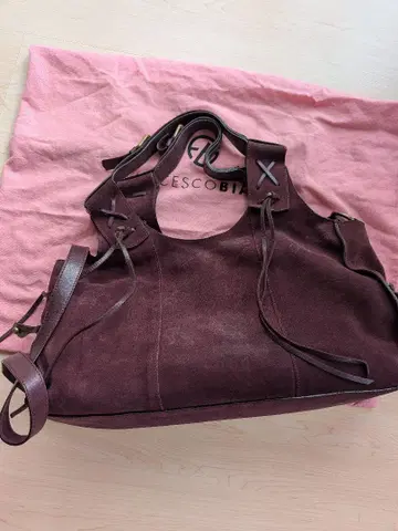 FRANCESCO BIASIA 버건디 숄더백