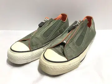 레어 컨버스 MA-1 지퍼 나일론 로우컷 스니커즈 23.5cm