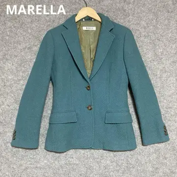 MARELLA 에메랄드 그린 테일러드 자켓