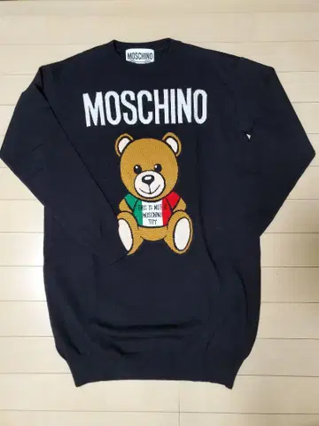 MOSCHINO 여성 상의 니트 롱 스웨터