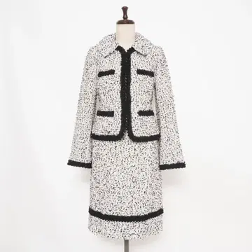 TO BE CHIC 트위드 셋업 모노톤 사이즈 40*GD963