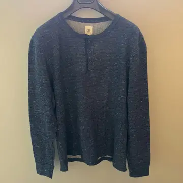 00s GAP 갭 써멀 헨리넥 와플 롱T 화이트 택 사이즈 M