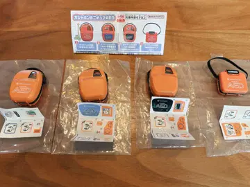 가챠가챠 미니어처 AED 4개 세트