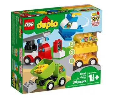 레고(LEGO) 처음 배우는 듀플로 여러 가지 탈것 박스