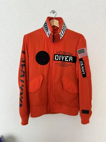 AVIREX U.S. NAVY DIVER FROGMAN L 사이즈