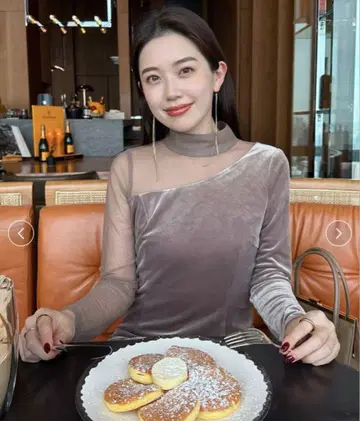 최종 가격 인하 anuans 아뉴앙스 시어 콤비 타이트 원피스