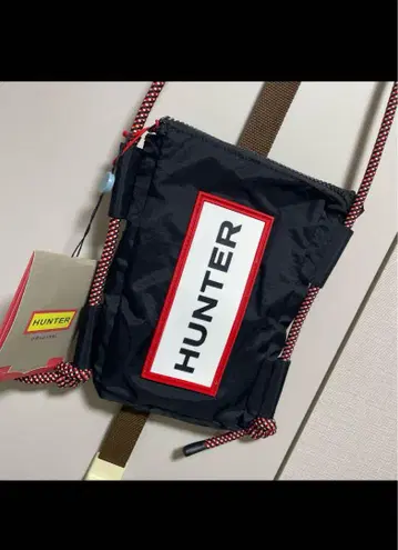 HUNTER 휴대폰 수납, 스마트폰 숄더 스마트폰 파우치 블랙