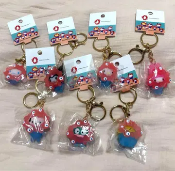 산리오 미야쿠미야쿠 클리어 키링 전 종류 컴플리트 세트