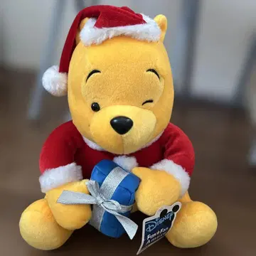 푸우 산타클로스 봉제 인형(*^ ^*)