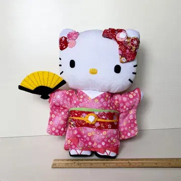 [새상품] 헬로키티 기모노 봉제 인형