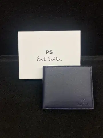 새상품 박스 포함 Paul Smith 네이비 접이식 지갑