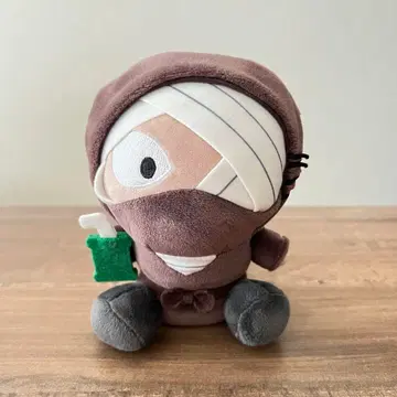 닌타마 란타로 자토 콘나몬 앉아 봉제 인형