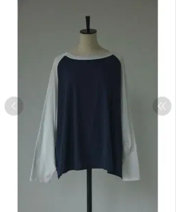 BLACK BY MOUSSY 래글런 슬리브 오버 상의