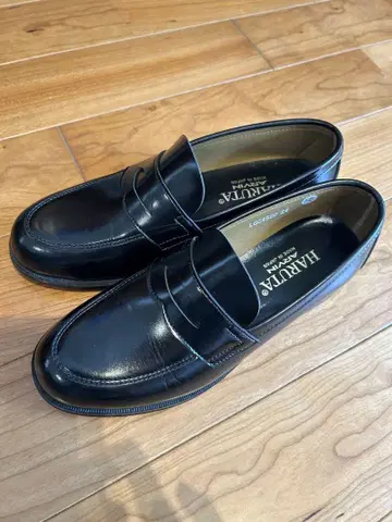 HARUTA 블랙 로퍼 LGC4520 24cm
