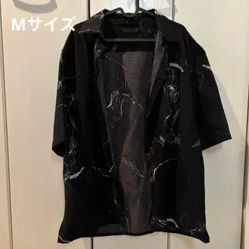 ZARA 반팔 블랙 셔츠