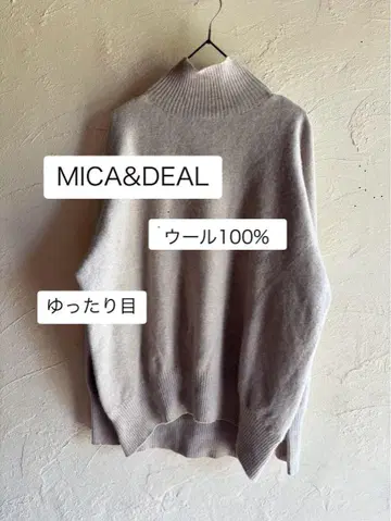 MICA&DEAL (운모&딜) 새상품급 넉넉한 풀오버 100%