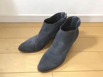 새상품급 그레이 스웨이드 앵클부츠 25cm