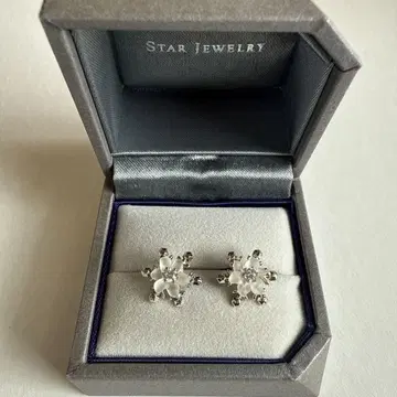 STAR JEWELRY 눈꽃 실버 귀걸이