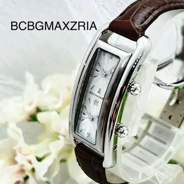 미사용 BCBGMAXZRIA 더블 페이스 여성용 손목시계 작동품
