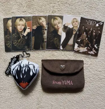 &TEAM YUMA 팬미팅 파우치 트레이딩 카드 키링