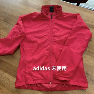 미사용품 adidas 빨간색 집업 자켓