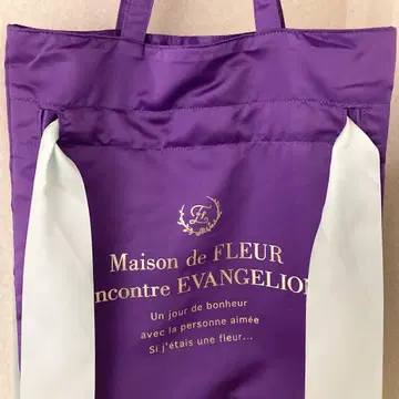 Maison de FLEUR 에반게리온 더블 리본 토트백