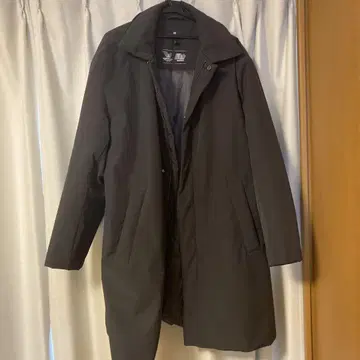 H&M 방수 방풍 스텐카라 코트 다크 그레이