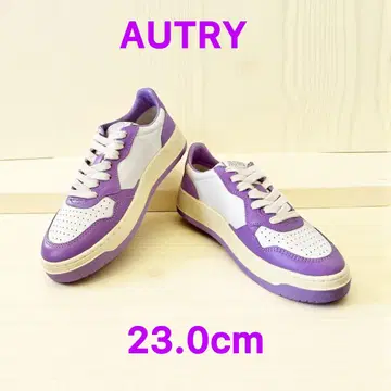새상품 AUTRY 메달리스트 로우 가죽 스니커즈 23.0cm