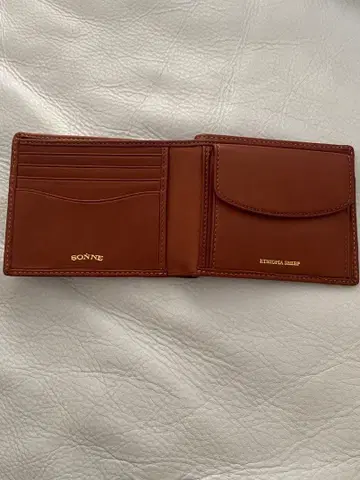 남성용 가죽 접이식 지갑 SONNE