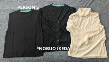 IKEDA NOBUO 상의 3벌 묶음 판매