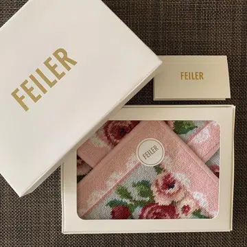FEILER 플라워 대형 손수건 새상품 박스형 마이 줄리엣