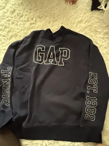 GAP 네이비 맨투맨 팬츠 세트
