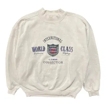 구제 의류 USA 80S 빈티지 맨투맨 트레이닝복 모크넥