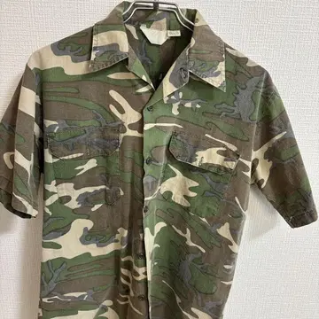 카모플라쥬 반팔 셔츠 2 포켓
