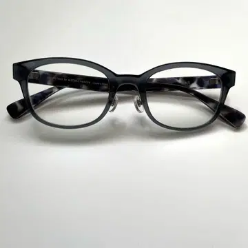 JINS 다크 블루 마블 안경 조광 렌즈 포함 도수 없음