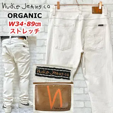 Nudie Jeans 오가닉 코튼 스트레치 데님 생지 청바지