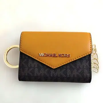 MICHAEL KORS 키케이스 브라운/오렌지