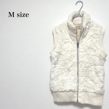 텟츠 프로덕트 페이크 퍼 베스트 M 라메 포함 보송보송 방한 가을/겨울