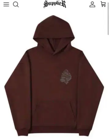 supplier 서플라이어 후드티 L