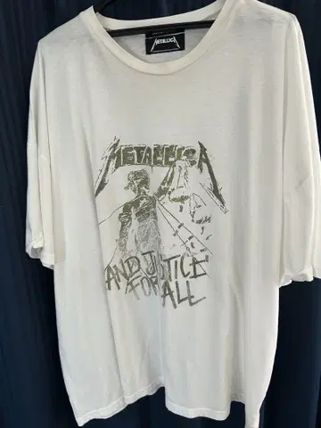 Metallica 오버 사이즈 T셔츠
