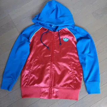 아디다스 adidas 오리지널스 풀 집업 백 로고 후드티 M