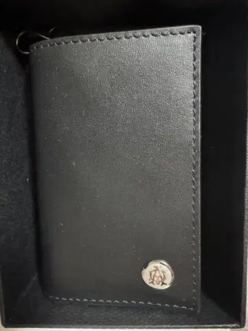 dunhill 블랙 가죽 키케이스
