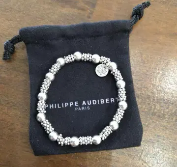 PHILIPPE AUDIBERT 코로코로 실버 팔찌 얇은