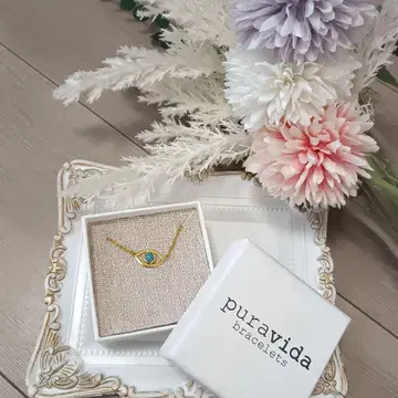 새상품 Pura Vida 눈 모티브 목걸이