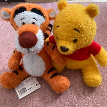 디즈니 티거 푸우 봉제 인형 세트 약 25cm