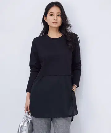 [ ICB L ] 시어 저지 콤비 티셔츠