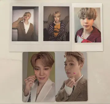 jimin 지민 폴라로이드 트레이딩 카드