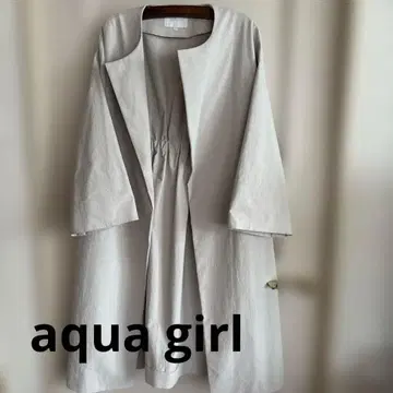 아쿠아걸 그레이 베이지 봄/가을 코트 우