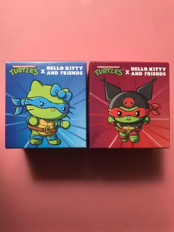 맥도날드 TMNT x Hello Kitty 피규어