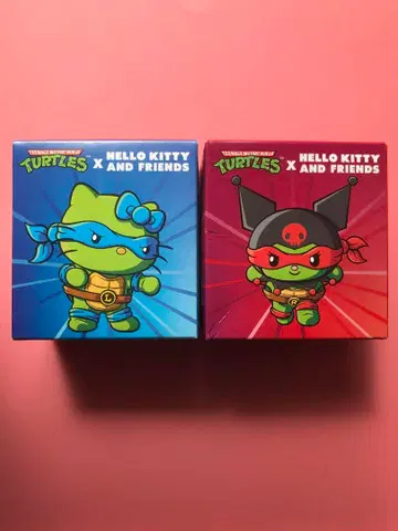 맥도날드 TMNT x Hello Kitty 피규어